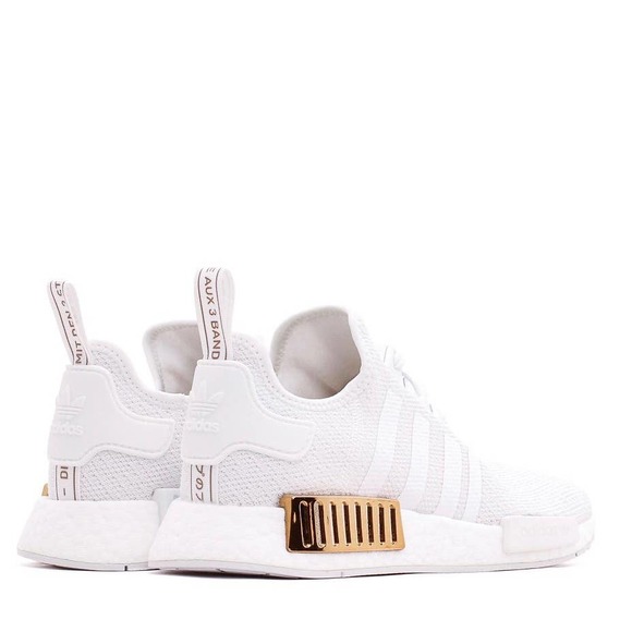 LAST☝️🤍 WMNS NMD SNEAKERS WHITE METALLIC Adidas - Picture 7 of 15